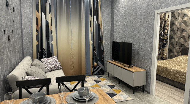 49m2 Na Beregu So Svoyej Terrasoy Flat, Boek Appartement Hotels in Karelia met parkeren, Parkeren
