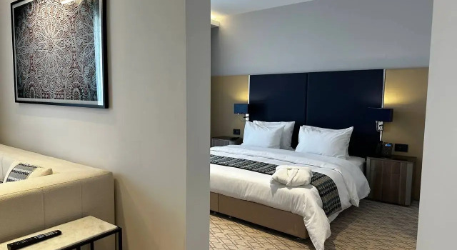 Двухместный люкс Executive Senior с балконом и с красивым видом из окна Wyndham Bukhara