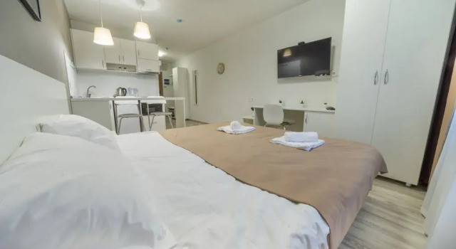 Na Ulitse Salova, 61 0906 Flat, Rezervovat Apartmán Hotely v Petrohrad s parkováním, poblíž Bukharestskaya Metro Station, Parkování