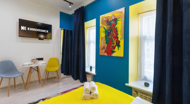 Двухместная студия Stylish Deluxe Апарт-отель Axis.Moscow Island