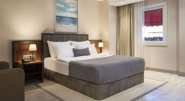 Двухместный номер Deluxe с видом на город İzz Hotel Koşuyolu