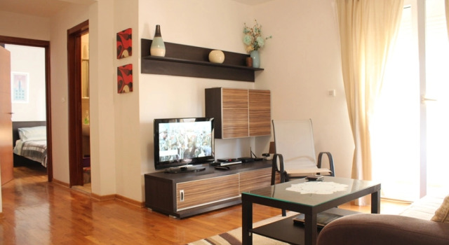 Апартаменты с 2 комнатами с балконом Апартаменты Comfort Budva