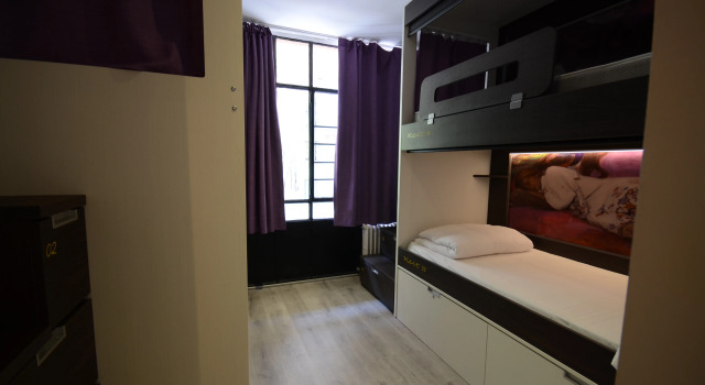 Кровать в общем номере Free Hostels Barcelona