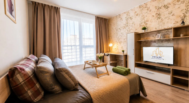 Voyazh prostornaya 1-k kvartira v tsentre Tyumeni Apartments, Réserver Appartement Hôtels à Tyumen Region avec parking, Parking