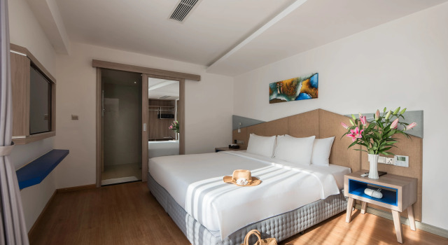 Двухместный номер Deluxe с красивым видом из окна Les Cham Hotel