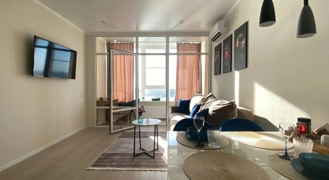 Premium Green FOX ot dizainera s vidom na Volgu Flat, Prenota Appartamento Astrachan' Astrakhan Region