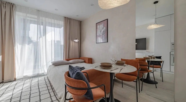 S Bolshim Balkonom U Metro Flat, Rezervovat Apartmán Hotely v ZAO Area s parkováním, Parkování