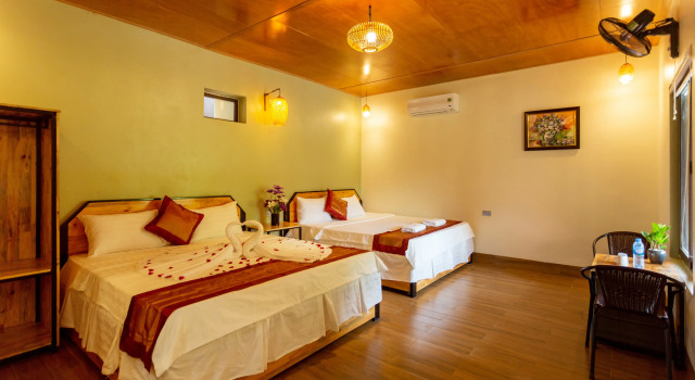 Семейный номер Standard с красивым видом из окна Гостевой Дом Ninh Binh Valle Montana Homestay