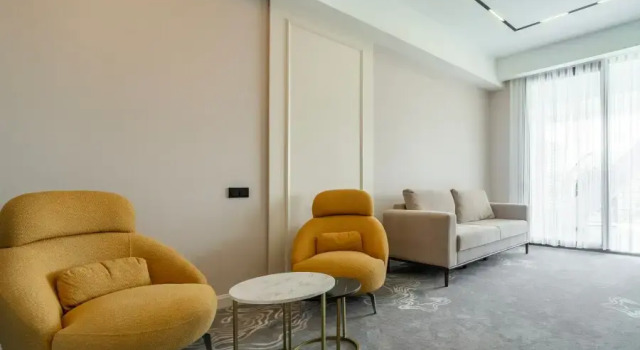 Двухместный люкс с балконом и с красивым видом из окна Отель Riviera Hotel