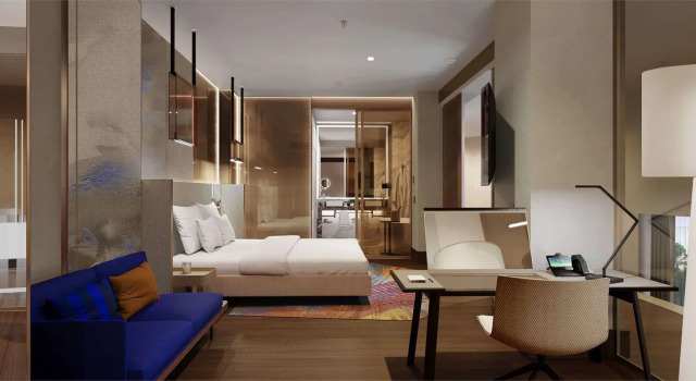 Двухместный люкс Двухуровневый Гранд с видом на море Swissôtel Resort Сочи Камелия