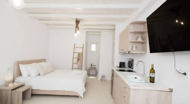 Апартаменты Апартаменты Gorgeous Studio In Cycladic Architecture Overlooking The Aegean