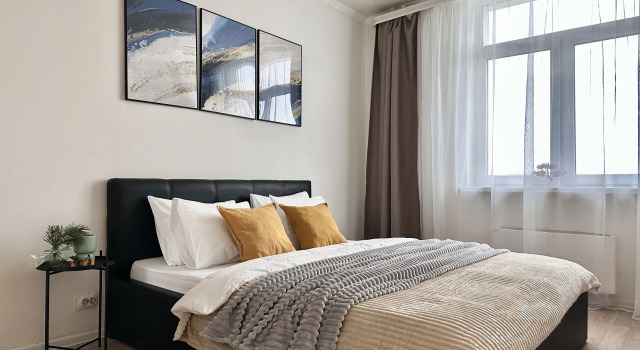 Prostornaya Yevrodvushka V 10 Minutakh Peshkom Ot Metro Kotelniki Flat, Rezervovat Apartmán Hotely v Lyuberetsky District s parkováním, Parkování