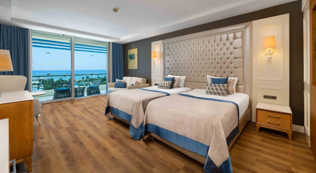 Номер Deluxe с балконом и с видом на море Sueno Hotels Deluxe Belek
