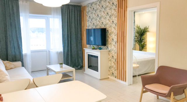 Svetlaya Kvartira Na Beregu Zaliva Apartments, Prenota Appartamento Hotel a Carelia con parcheggio, Parcheggio