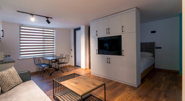 Двухместная студия с балконом Апарт-отель Pasham Residence