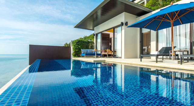 Двухместная Вилла с бассейном c 1 комнатой с видом на океан Conrad Koh Samui
