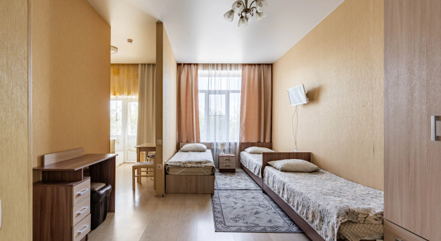 Трёхместные апартаменты с балконом Мини-отель Rosta apartments by Fanoteli