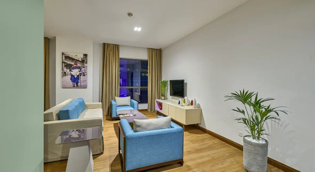 Апартаменты c 1 комнатой с видом на город Ramada Hotel, Suites and Apartments by Wyndham Dubai JBR