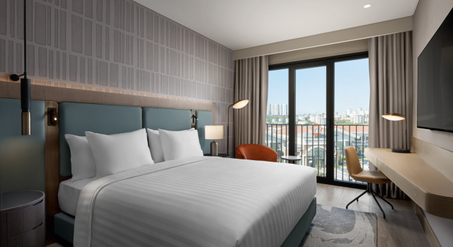 Апартаменты с 2 комнатами с балконом Marriott Executive Apartments Istanbul Tema World