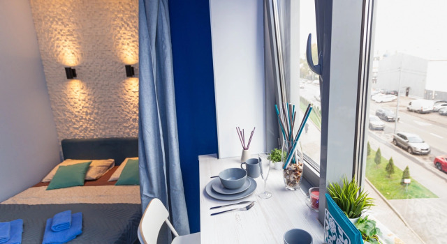 ZhK Landyishi 322/2 Apartments, Rezervovat Apartmán Hotely v UZAO Area s parkováním, Parkování