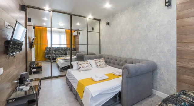 Na Prospecte Alberta Kamaleeva 32 Flat, Prenota Appartamento Hotel a Tatarstan con parcheggio, Parcheggio