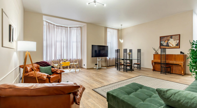 Апартаменты Sergeew Apartments двухкомнатный Люкс с видом на набережную Фонтанки