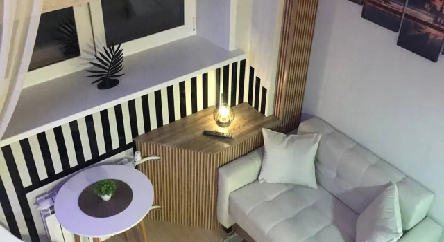 Dvuhurovnevaya studiya Dajker Siti do 3 chelovek u metro Begovaya Flat, Rezerwuj Apartament Hotele w SAO Area z parkingiem, Parking
