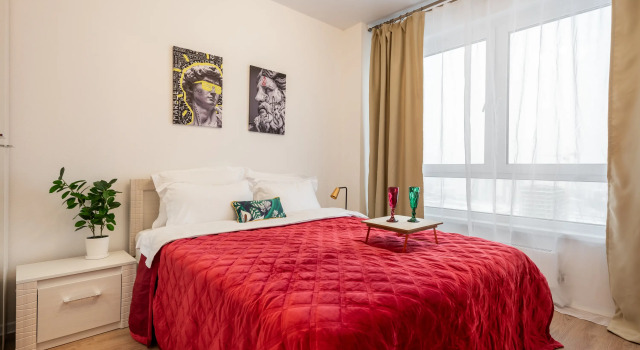 Rimskie kanikuly - V Gostjah u Mashenki Flat, Rezervovat Apartmán Hotely v ZAO Area s parkováním, Parkování