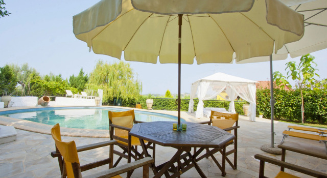 Вилла с красивым видом из окна Вилла Bozis Private Pool Siviri