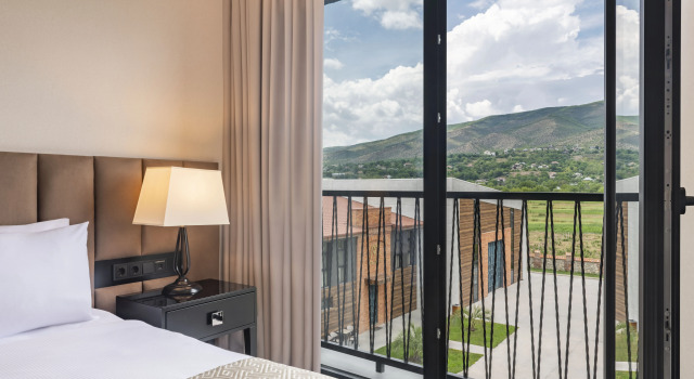 Habitación doble Estándar con vista Villa Mosavali
