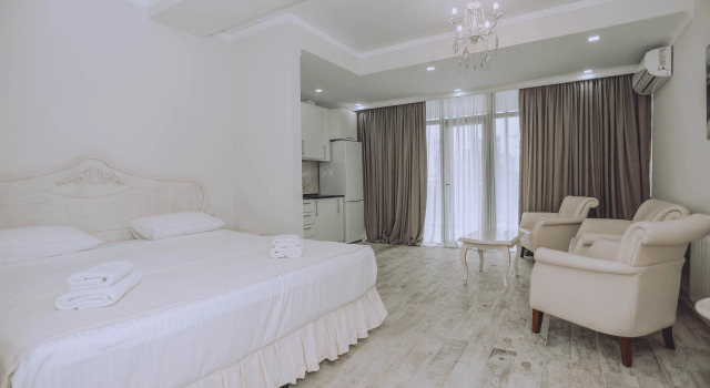 Номер Deluxe с балконом и с видом на море Отель Royal Medis