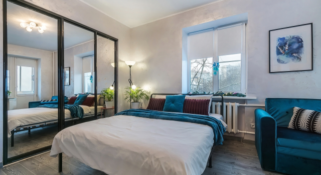 Студия Квартира Moscow Deluxe Apartments Comfy Studio in Koptevo