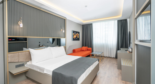 Standaard Tweepersoonskamer met uitzicht Boutique hotel 216 ruby suite