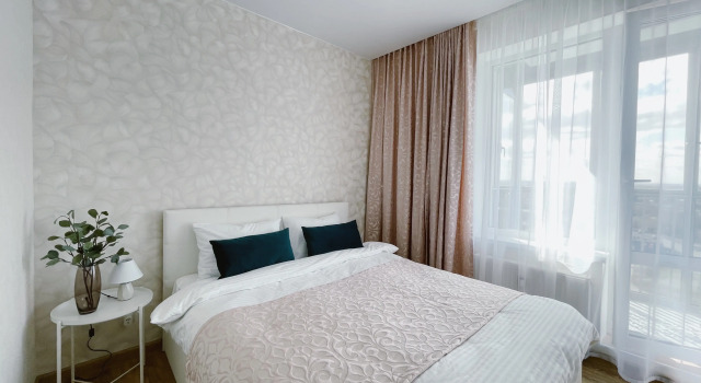 Двухместный номер Comfort с балконом и с видом на город Квартира Merino Home Мир