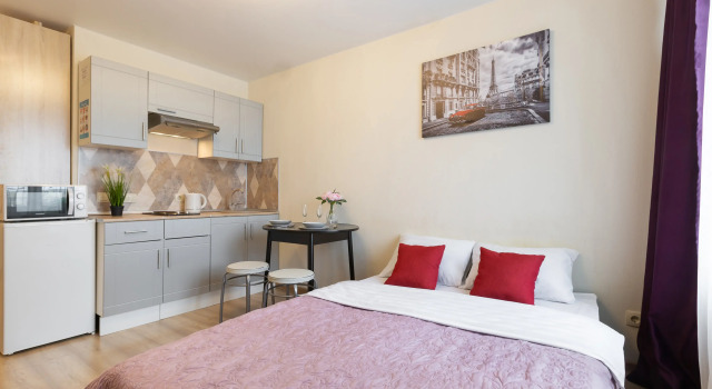 RoomOnDay v ZhK Sayany-Park art.000508 Apartment, Reservar Apartamento Hotéis baratos em Moscou