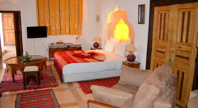 Camera quadrupla Superior con balcone Riad Ghali Hotel & SPA
