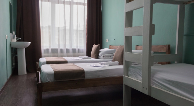 Четырёхместный семейный номер Economy Хостел Hostel Bueno