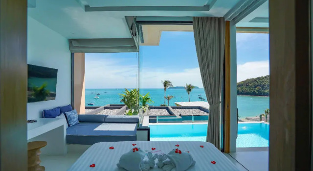 Двухместная Вилла с бассейном с видом на океан Bandara Pool Villas, Phuket