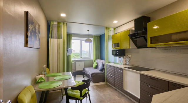 S Vidom na Khram Ryadom s Ledovym ot Dom. Uyut 35 Flat, Book Apartment Zasheksninsky district 