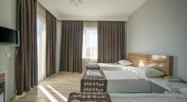 Трёхместный номер Standard с балконом и с красивым видом из окна Aslan Corner Hotel