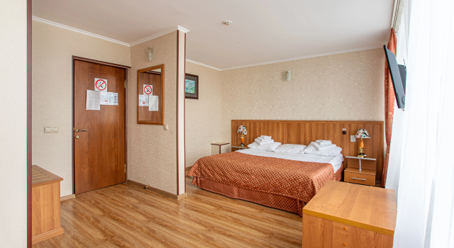 Двухместный номер Comfort с видом на город Гостиница Ока