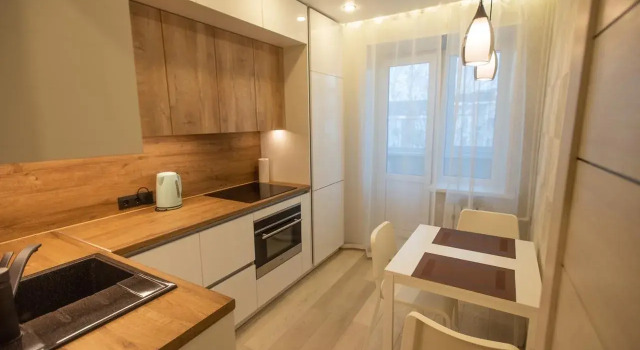 Апартаменты с 2 комнатами с балконом Апартаменты Kaminn apartments на пр-те Циолковского