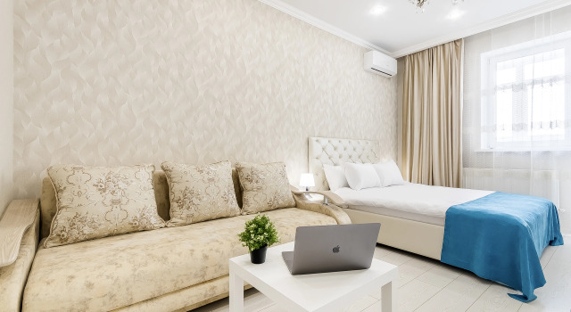 Апартаменты Deluxe Апартаменты с 2 smart TV + матрас King Koil + 300 мб/сек by Depart Apart