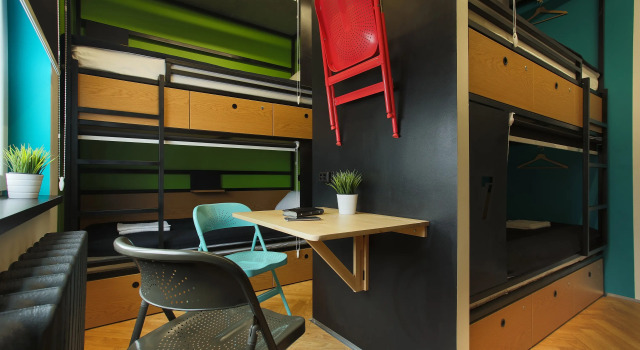 Lit en dortoir Avec vue Hostel Suffix