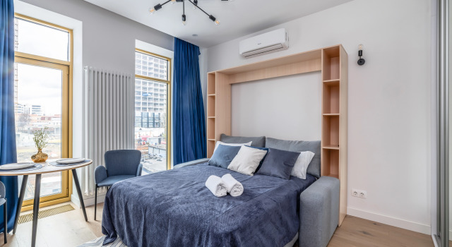 Blue Lagoon Apartments, Boek Appartement Danilovsky , in de buurt van Paveletskaya Metro Station