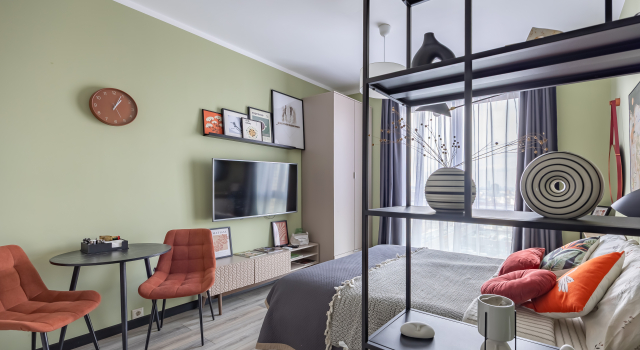 Studiya V Novom Zhk Biznes Klassa Paveletskaya Siti Flat, Buchen Sie Ferienwohnung Apartments in Moskau, in der Nähe von Danilov Monastery, Ferienwohnung