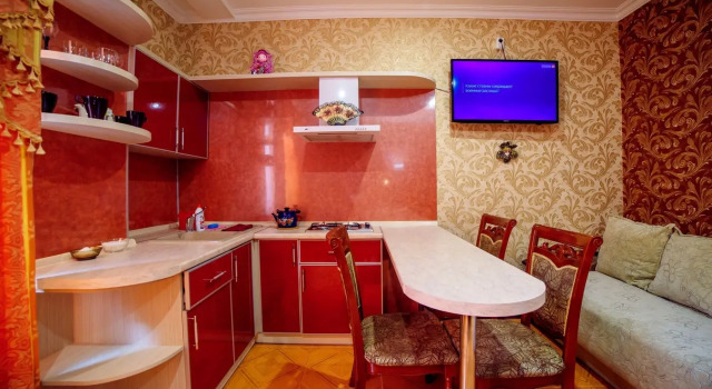 Номер С кухней семейный Standard Гостевой дом Виктория