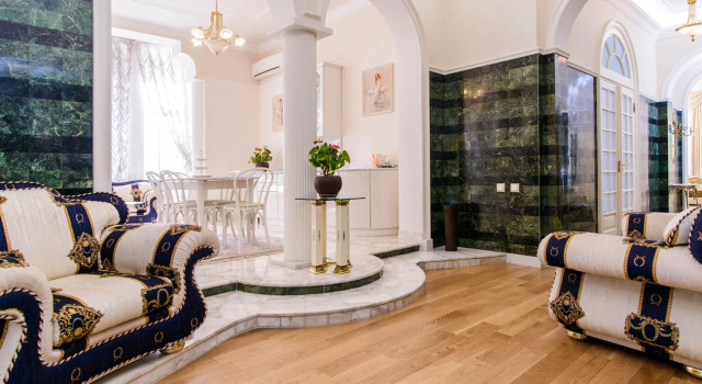 Moskva-siti. 5K premium na Kutuzovskom Flat, Rezervovat Apartmán Hotely v ZAO Area s parkováním, Parkování