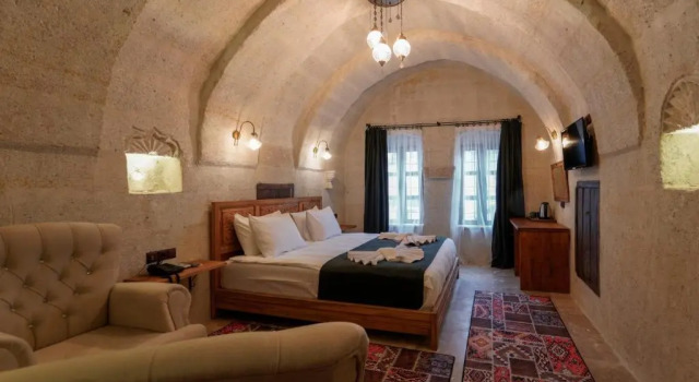 Двухместный полулюкс с видом на сад Göreme Escape Cave
