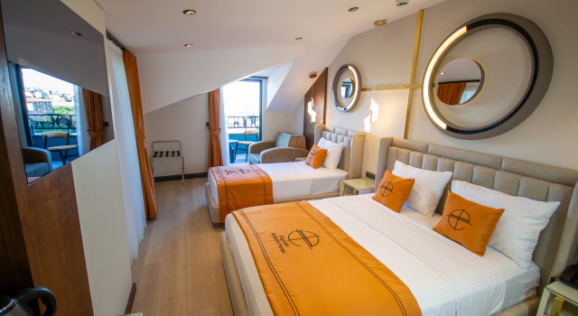Трёхместный номер Standard с балконом Elysian Airport Hotel & Restaurant